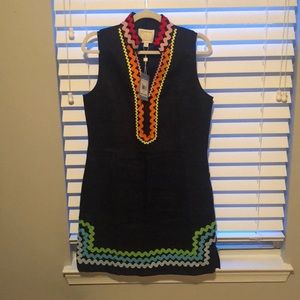 Sail to sable- Navy Rainbow Classic Tunic NWT